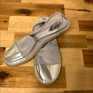 Circus by Sam Edelman Silver Space Flats!
